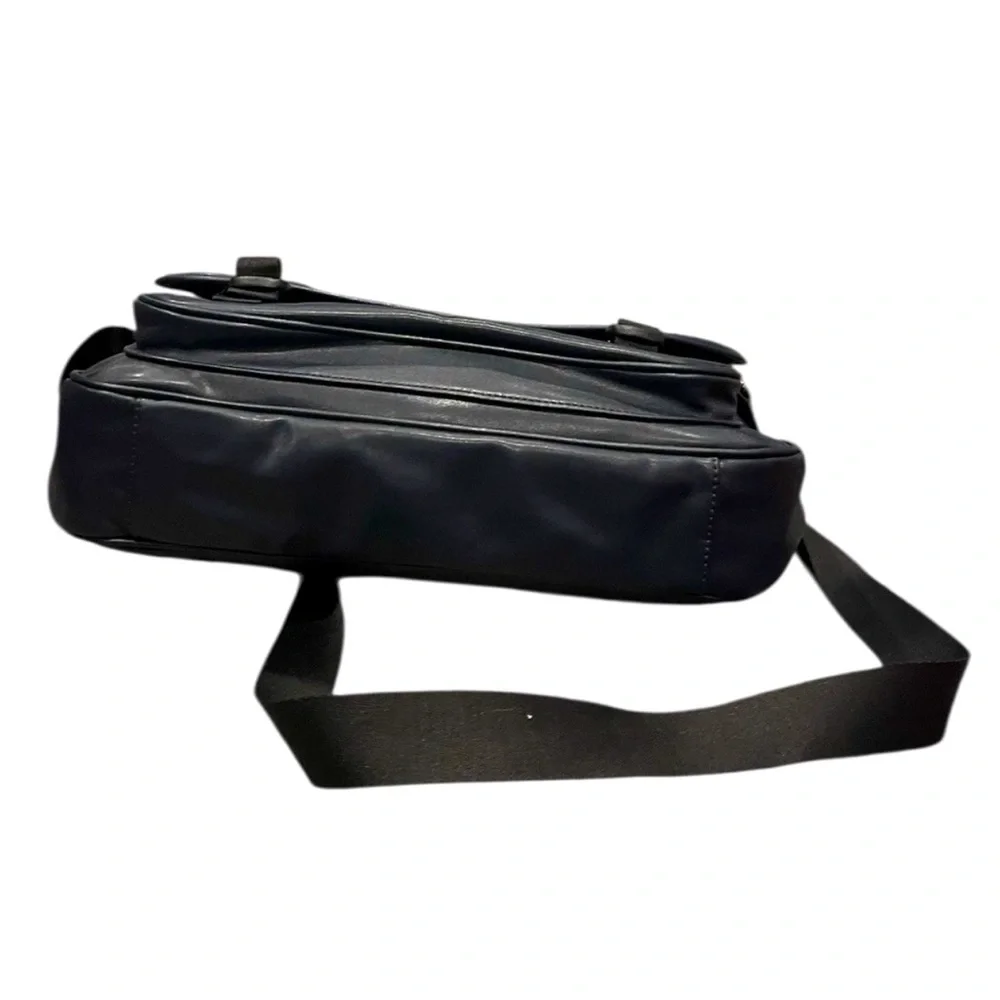 Ted Baker London Messenger Laptop Crossbody Shoulder Bag Briefcase Navy
